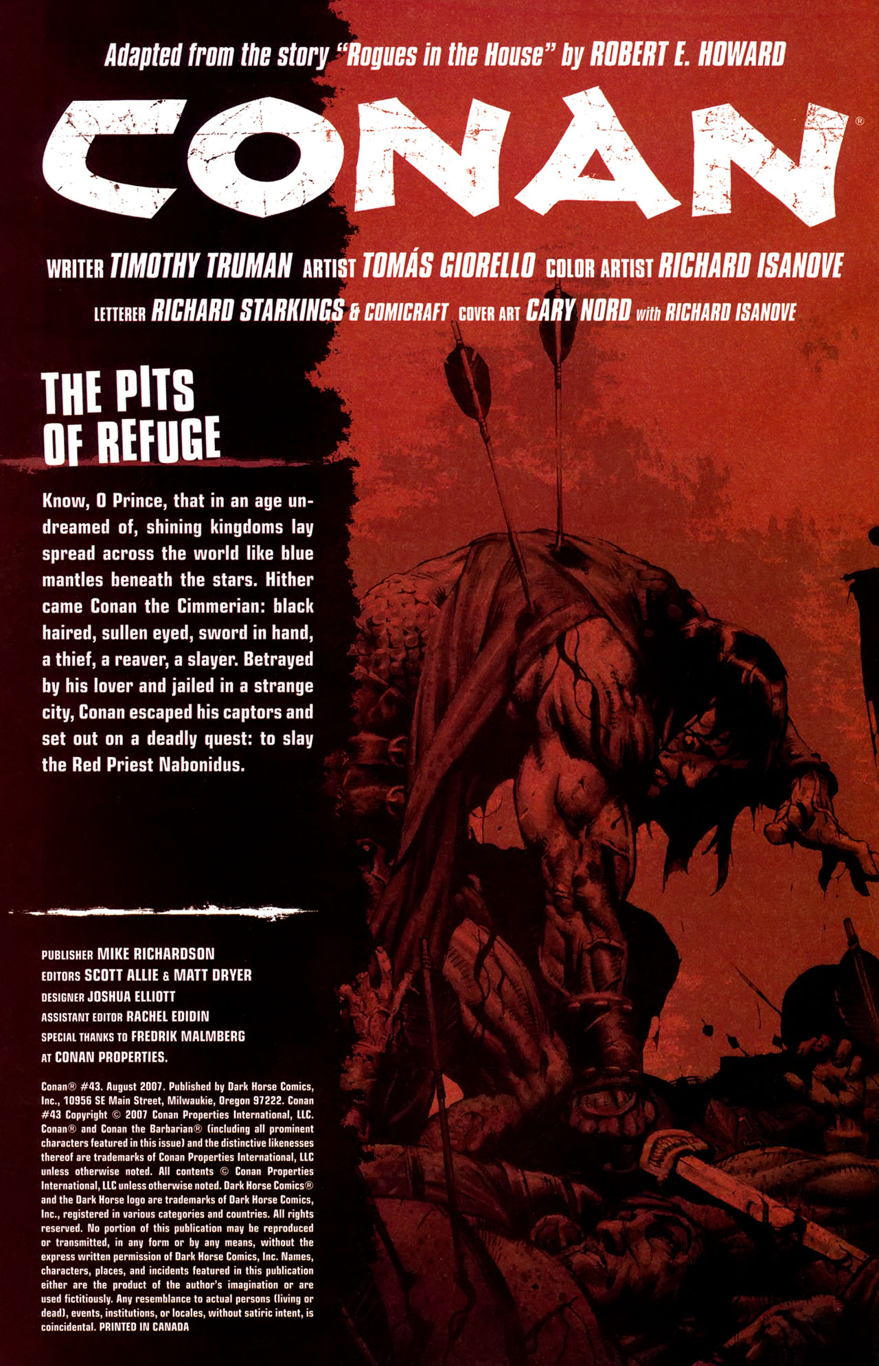 Read online Conan (2003) comic -  Issue #43 - 2