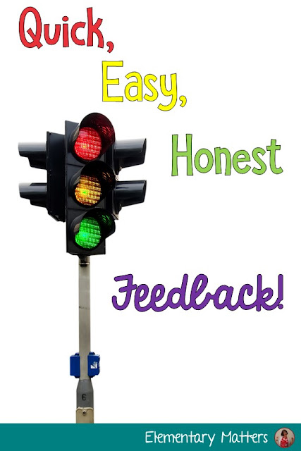 Quick, Easy, Honest Feedback: Here's an idea that will save time in the classroom, make your life easier, and give the kiddos the information they need to grow!