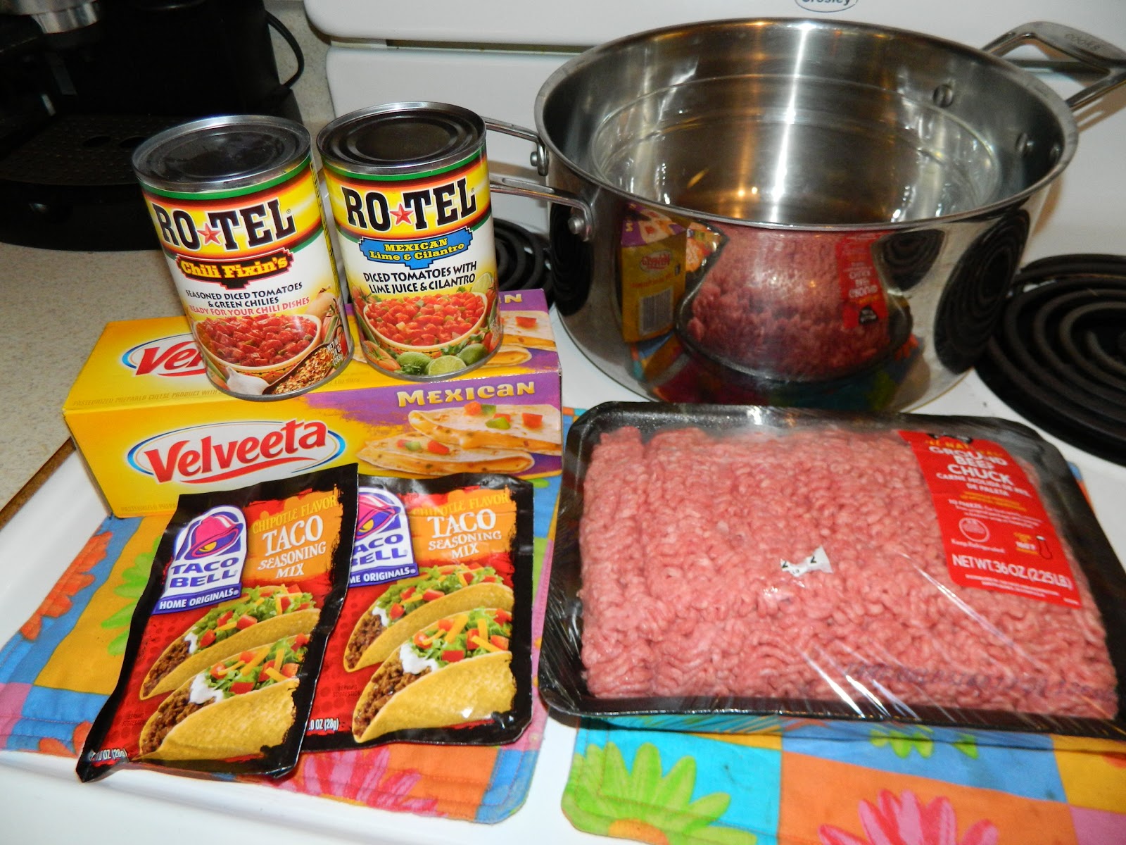 spicy velveeta taco dip