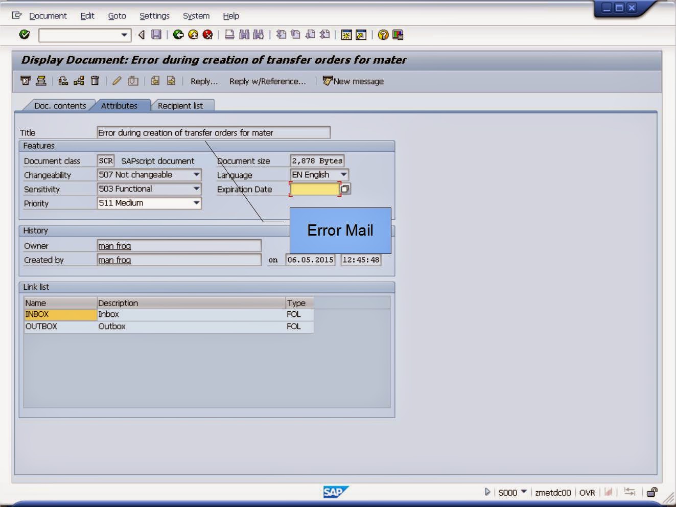 青蛙SAP分享 Froggy's SAP sharing WMS Controls Automatic Transfer Order
