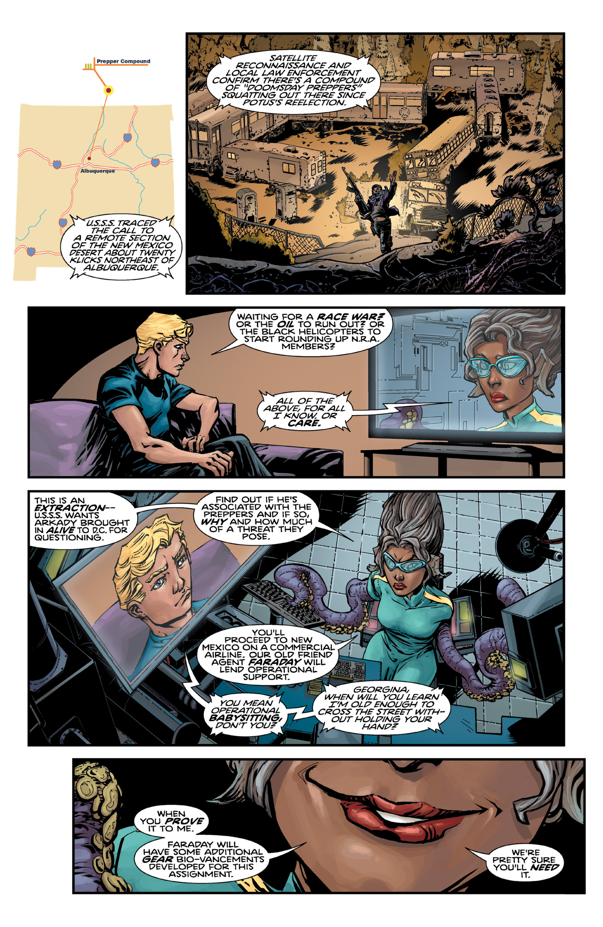 Read online Brain Boy:  The Men from G.E.S.T.A.L.T. comic -  Issue # TPB - 23
