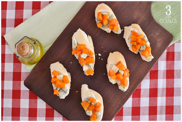 como fazer bruschetta abóbora