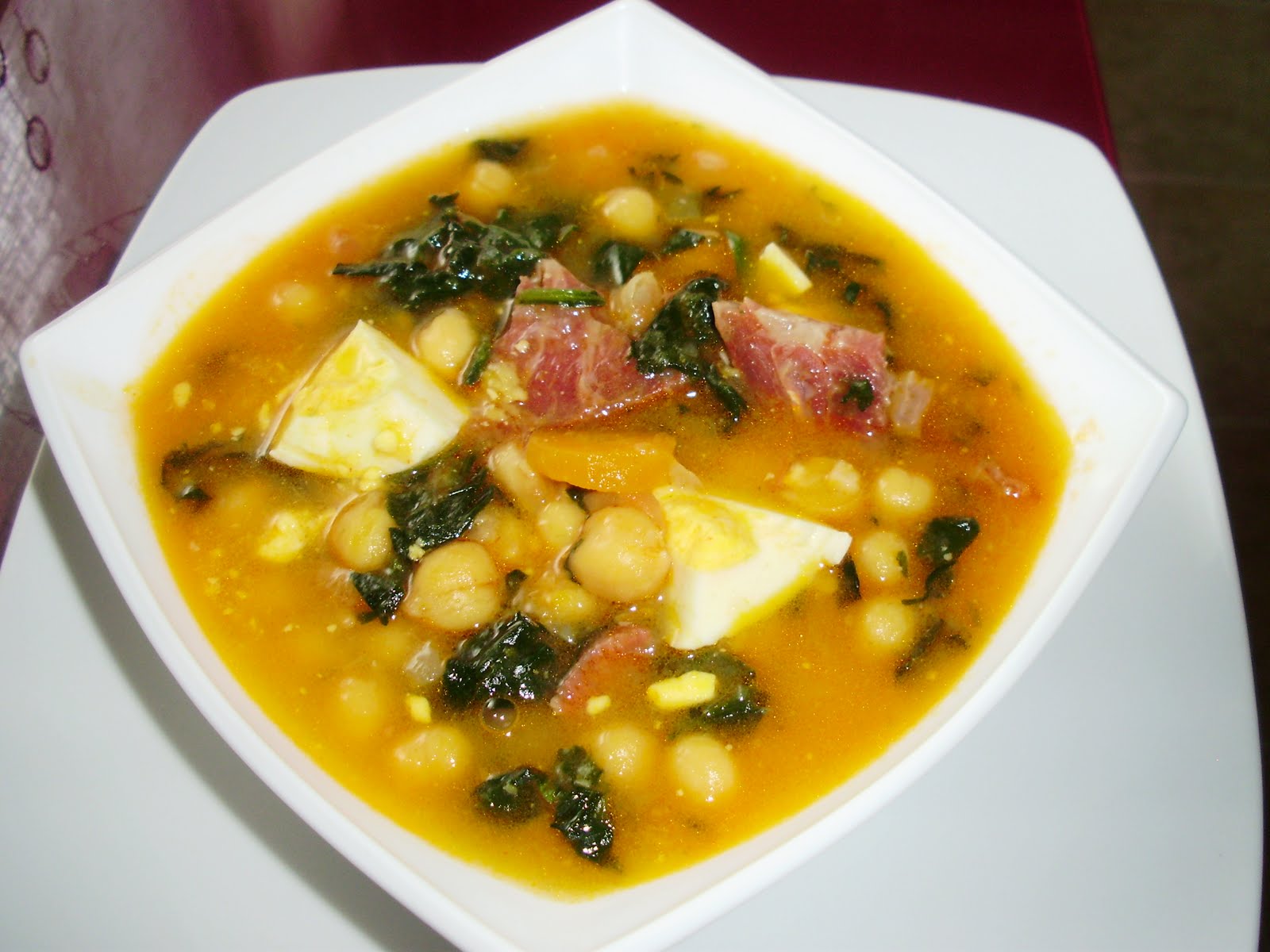 GARBANZOS GUISADOS CON ESPINACAS Palentina
