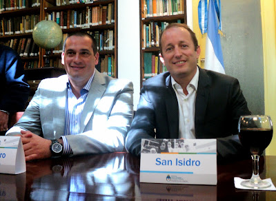 Leandro Martin y Martin Insaurralde en San Isidro