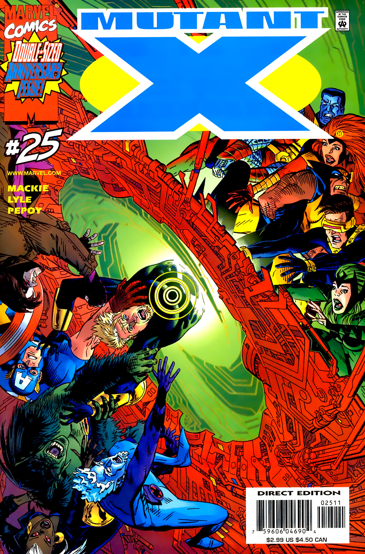 Read online Mutant X comic -  Issue #25 - 1