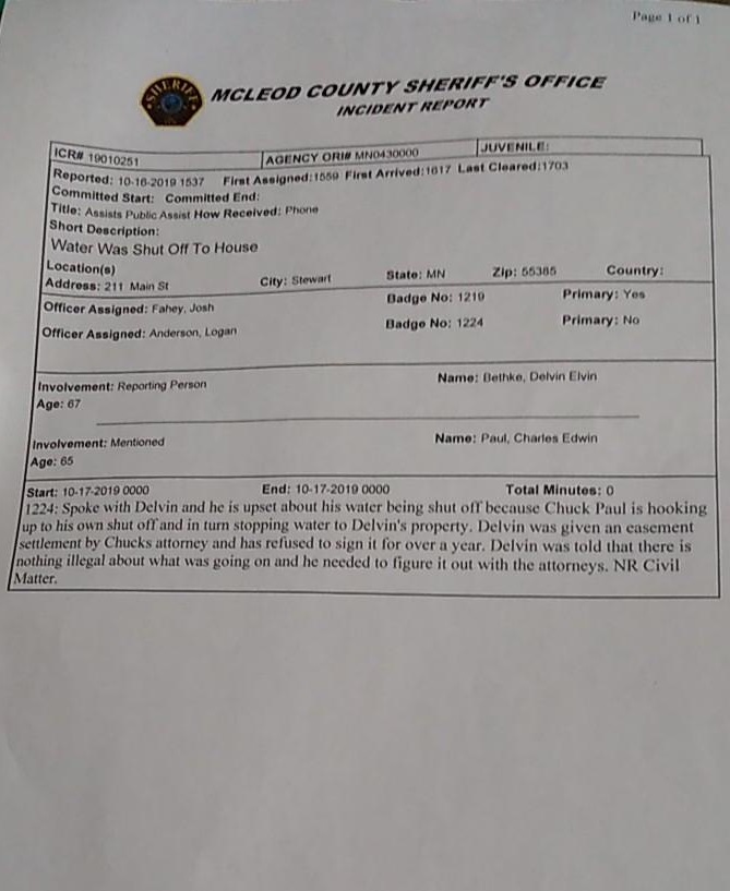 Stewart Minnesota Investigations McLeod County Sheriff Refuses to