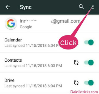 Remove gmail id from phone