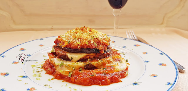 Berenjena Parmigiana  o Parmigiana di Melanzane