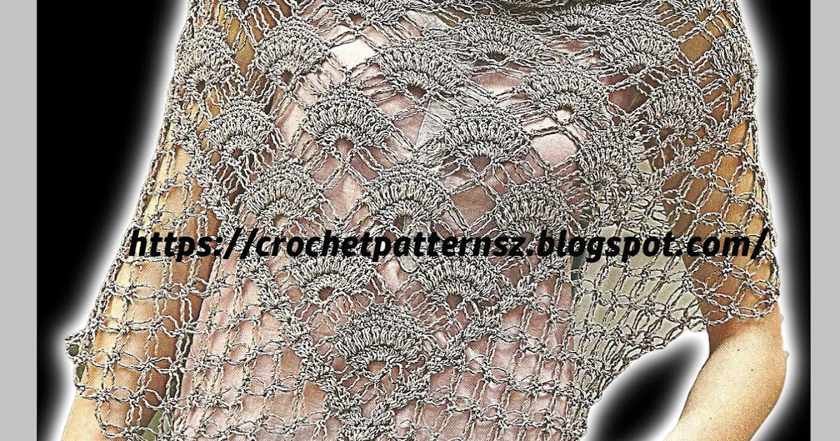 Crochet Patterns for sale Crochet Shawl 480