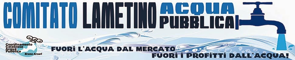 Comitato Lametino ACQUA PUBBLICA