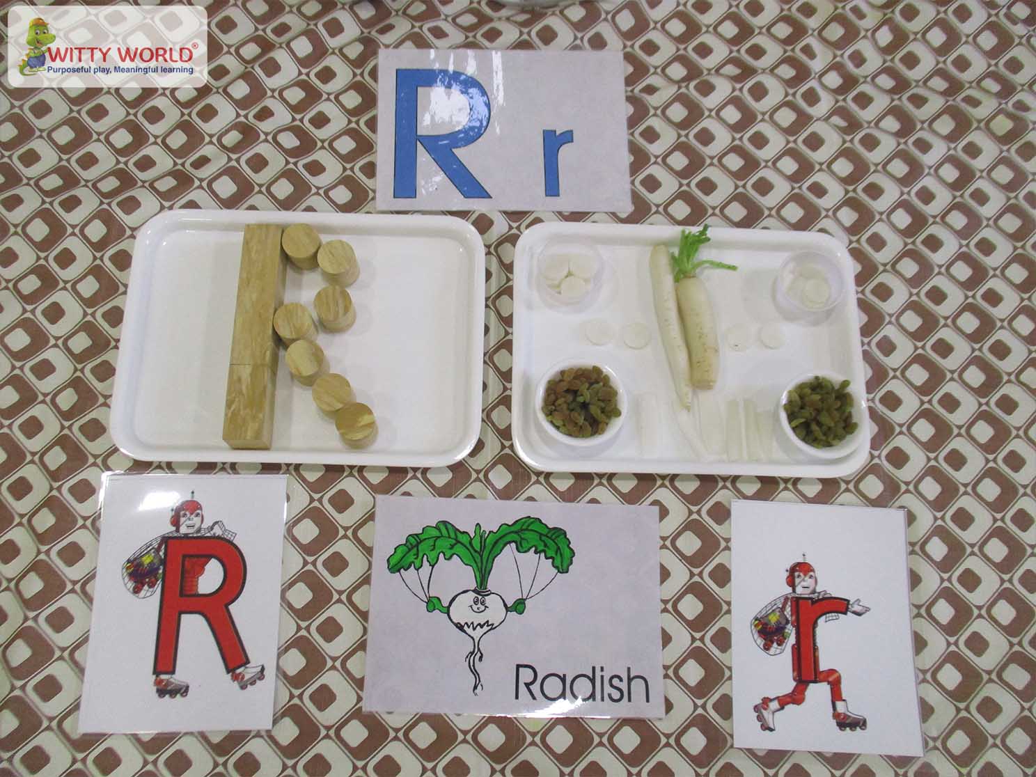On the top of the World... Introduction of Letter "R", Nursery Witty