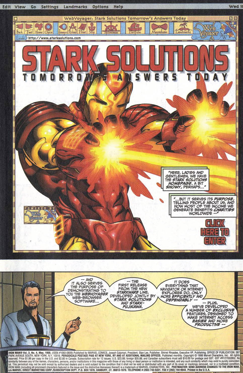 Read online Iron Man (1998) comic -  Issue #4 - 4