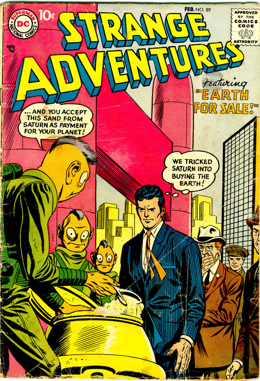 Read online Strange Adventures (1950) comic -  Issue #89 - 1