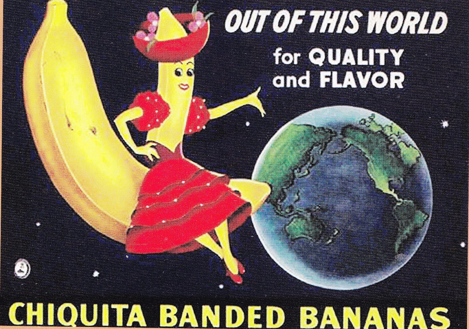 vintage advertising CHIQUITA BANANAS
