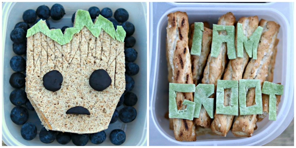 Lunchbox Dad Baby Groot Guardians of the Galaxy Lunch!