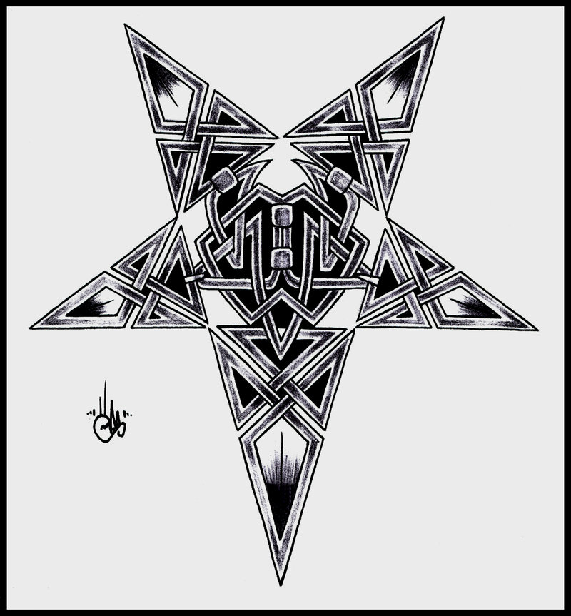 Тату звезда давида эскизы