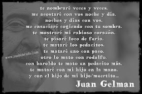 Juan Gelman, poetas de la dictadura argentina, desaparecidos