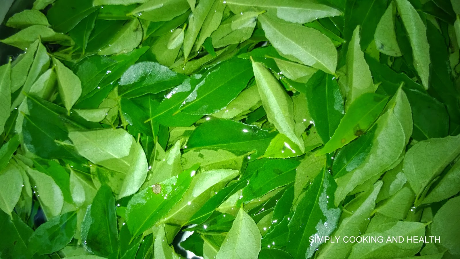 Simply Cooking and Health Curry leaves sauce