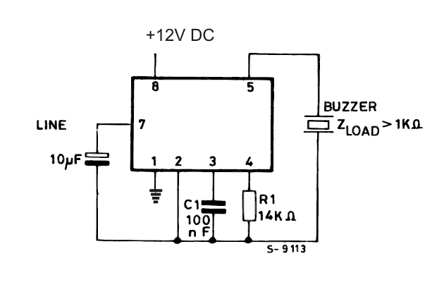 Two Tone Ringtone Generator Circuit | Circuit Diagram Centre