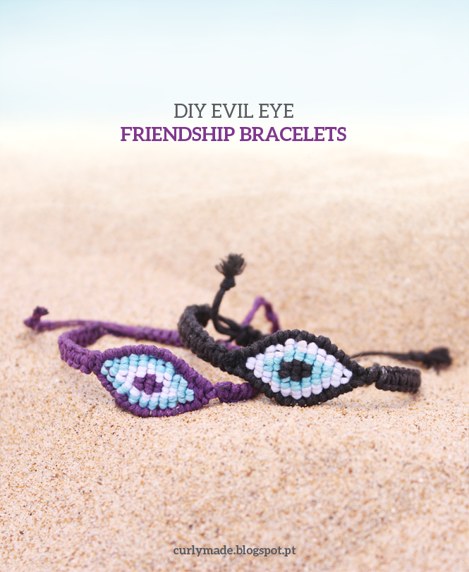 Evil eye macrame bracelet online