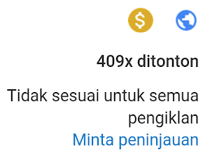 minta peninjauan permintaan peninjauan ulang video youtube