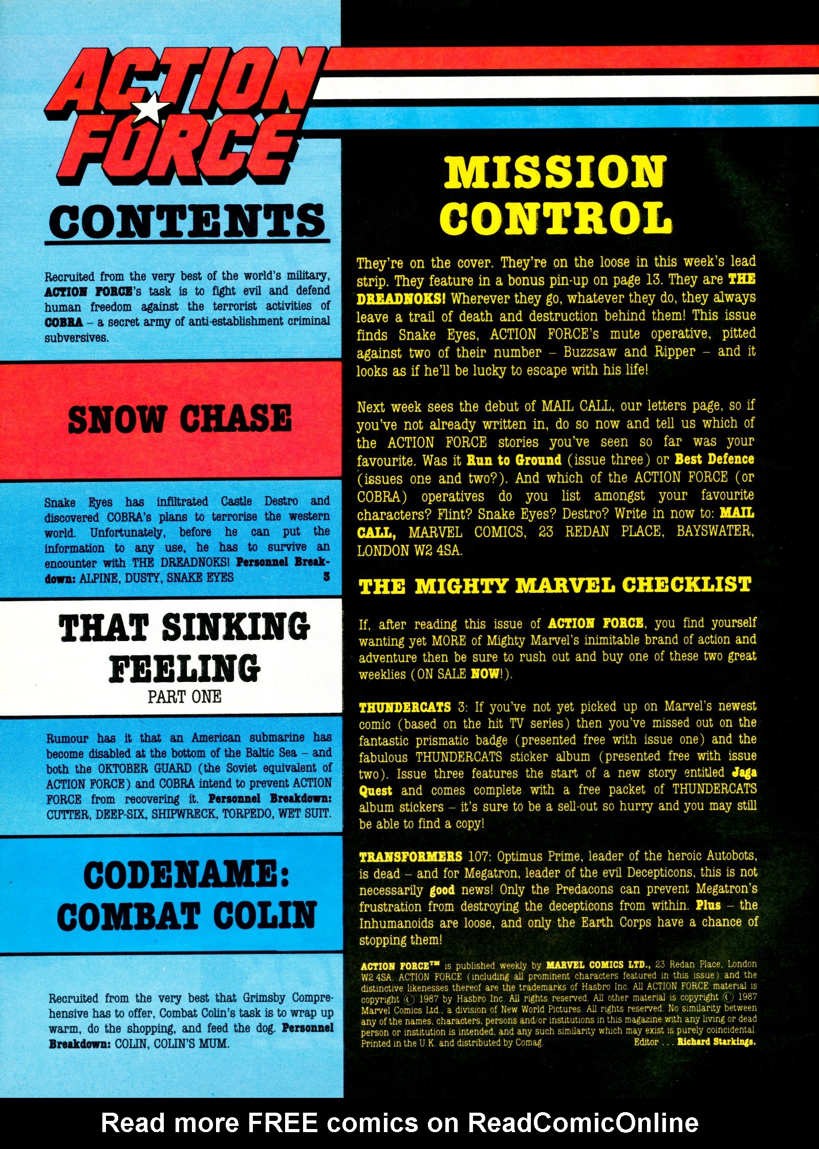 Read online Action Force comic -  Issue #5 - 2