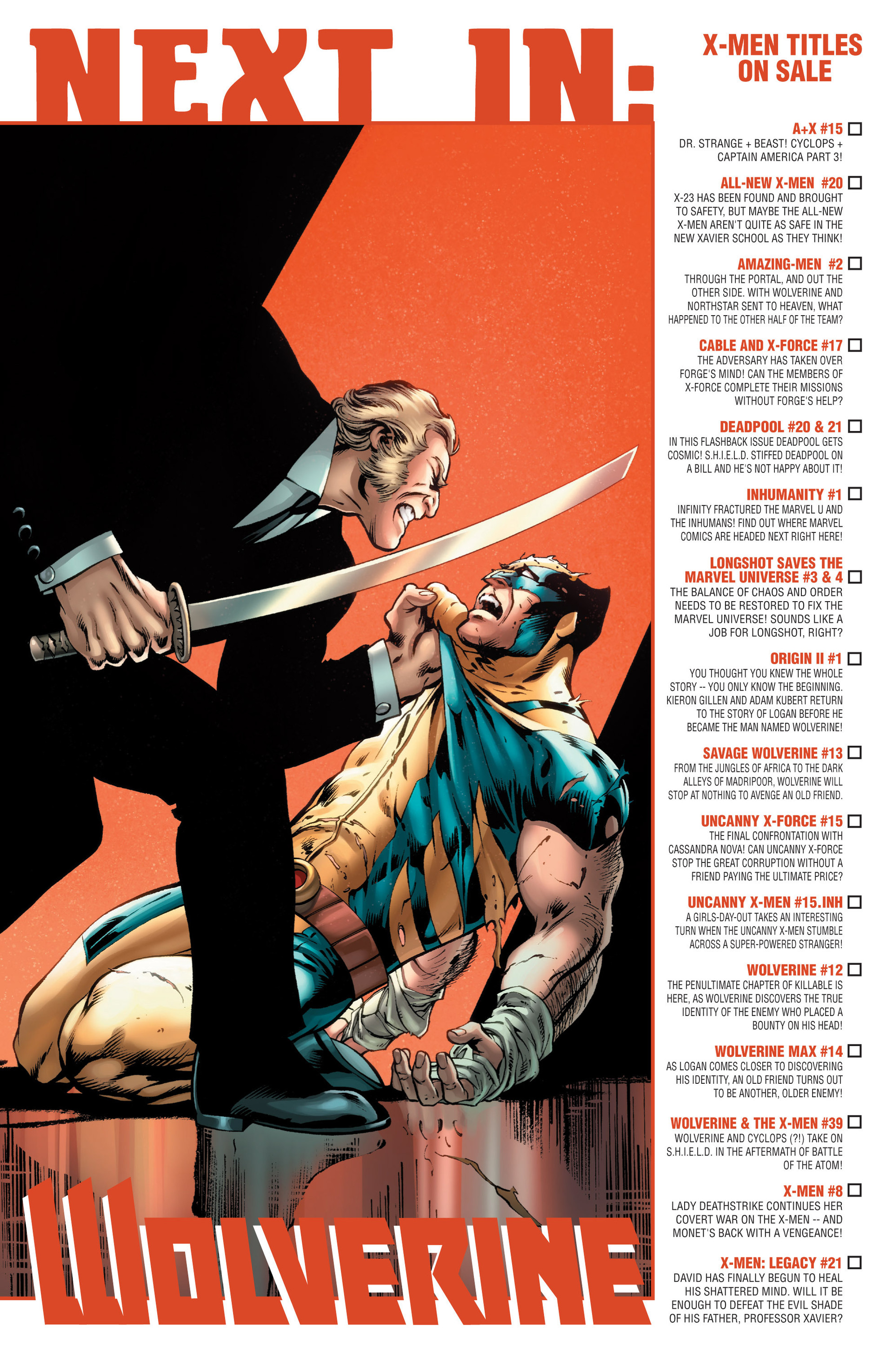 Read online Wolverine (2013) comic -  Issue #12 - 23