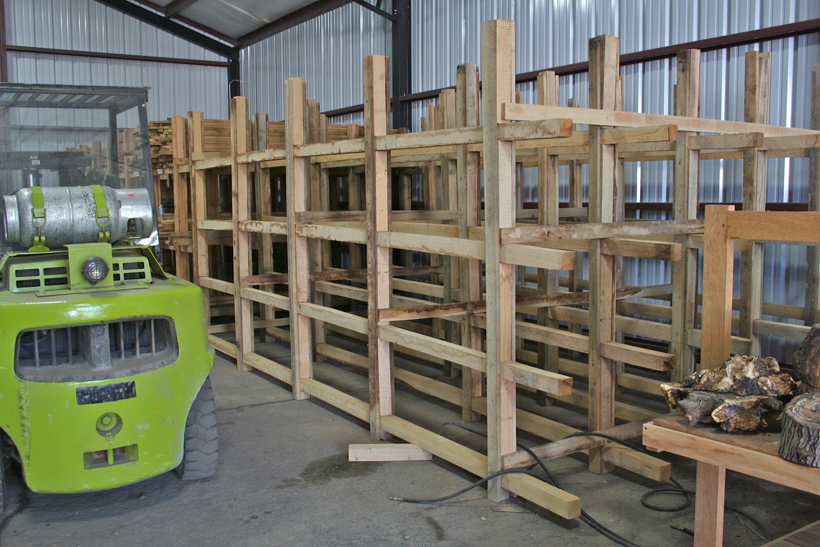 Lumber Logs' blog How to build a lumber rack