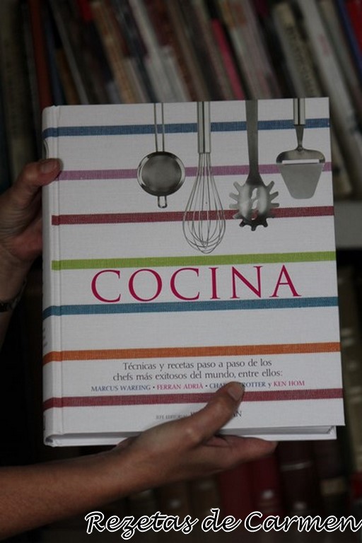 Cocina, técnicas y recetas, feliz dia del libro!