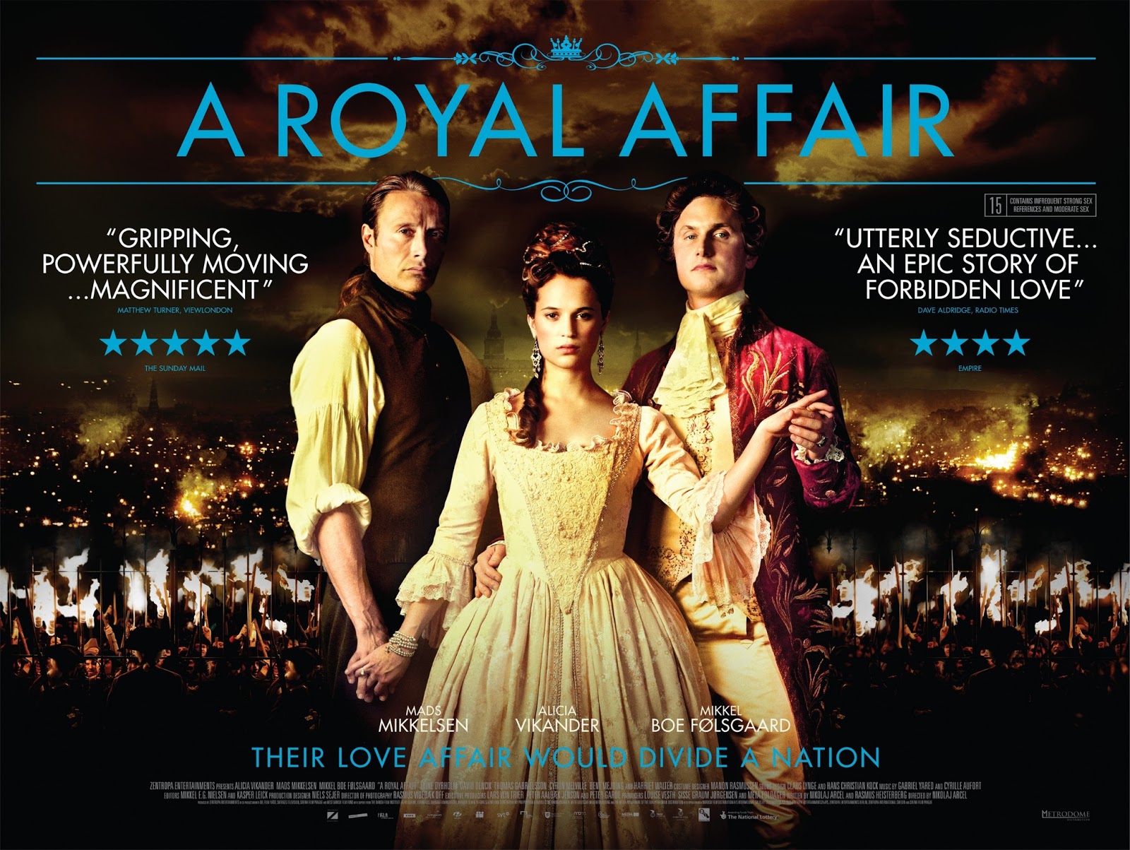 Split Screen "A Royal Affair" recebe seis nomeações nos prémios da