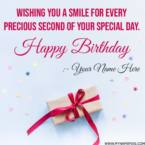 175+ Best Happy Birthday Card With Name Edit (2019) Wishes Photos