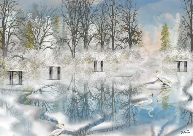 Die Farben Der Phantasie Malen Hintergrund Besteht Aus Fraktalen