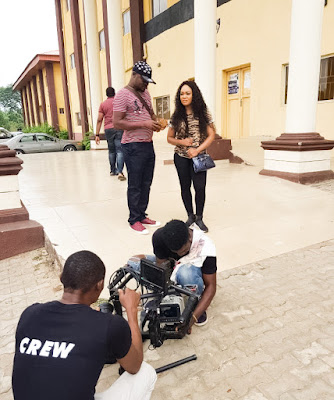 Filmmaker, ?Chika?Ike?Shoots a TV Commercial for Abia State Government