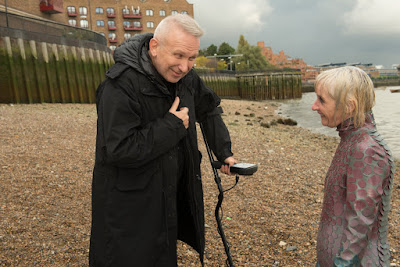 Jane Horrocks and Jean Paul Gaultier on the set of Absolutely Fabulous: The Movie