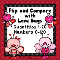  Flip and Compare with Love Bugs