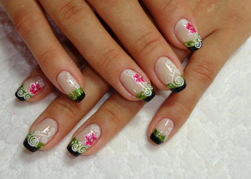 7. Quick and Easy Flower Nail Art - wide 6