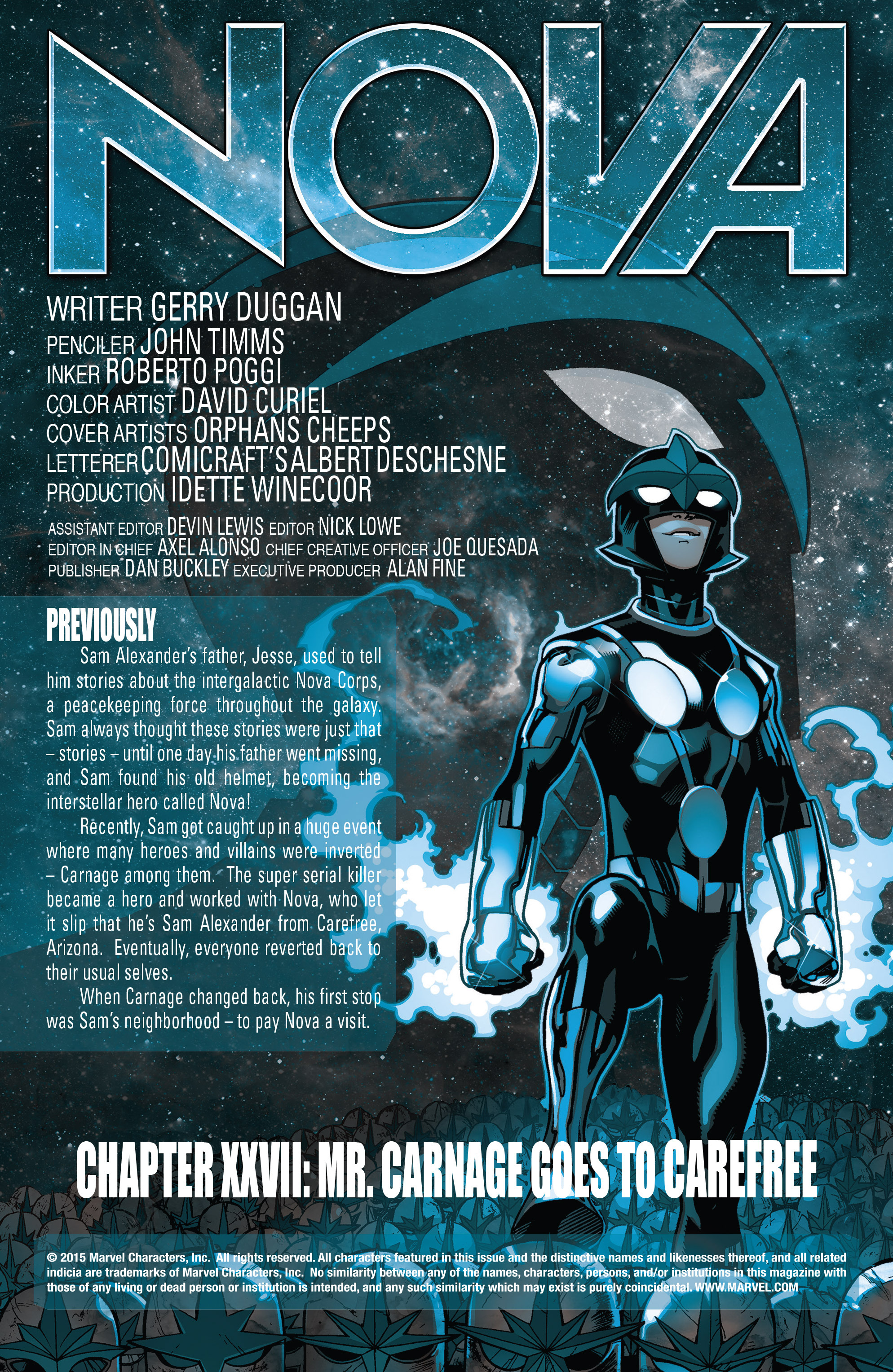 Read online Nova (2013) comic -  Issue #27 - 2