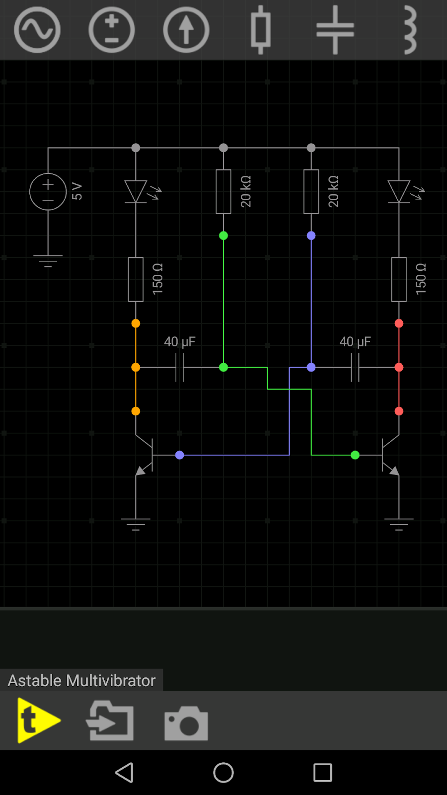 أفضل و أهم تطبيق أندرويد لمحاكاة الدارات الالكترونية Technique Planet