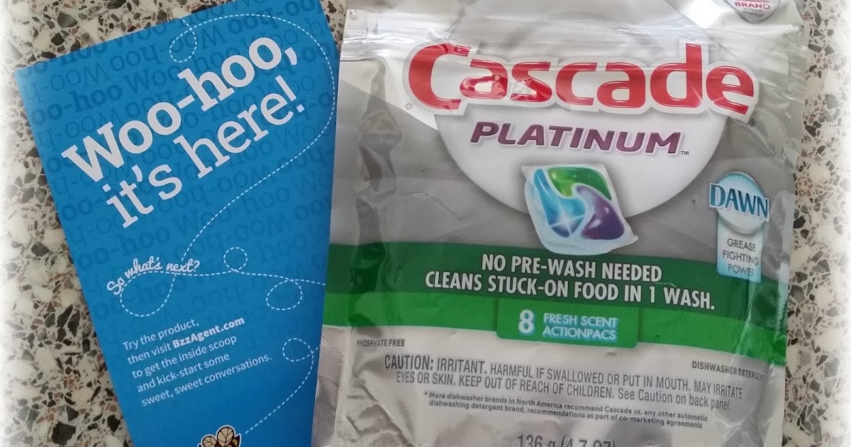 Temporary Waffle Sparkly Dishes With Cascade Platinum Action Pacs