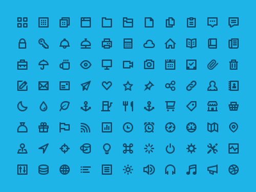 Flat Design Icons Sets