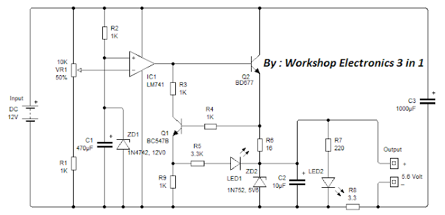 Mobile Phone Travel Charger Circuit Diagram