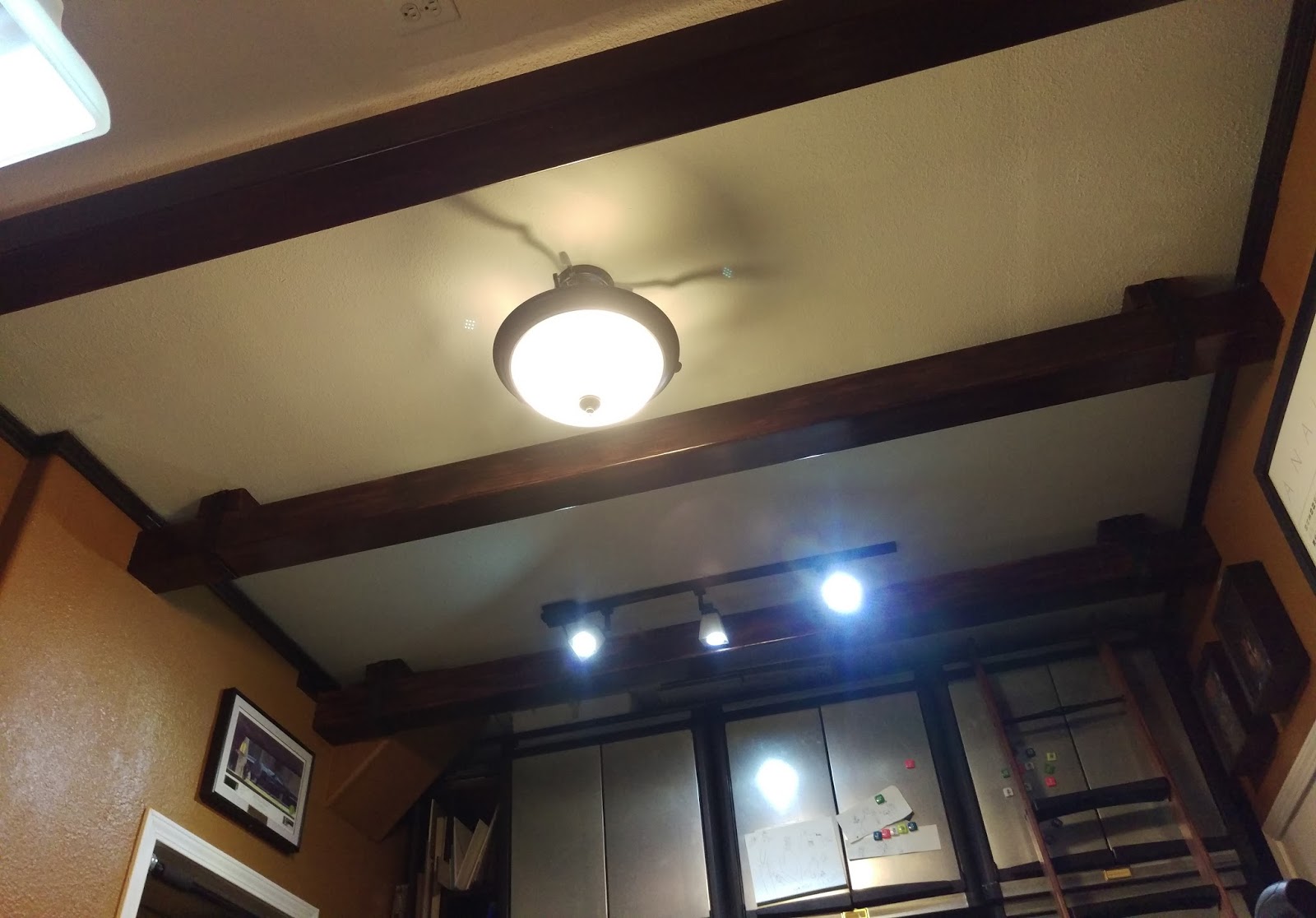 Makermonkey Diy Faux Ceiling Beams And Laser Cutter Exhaust