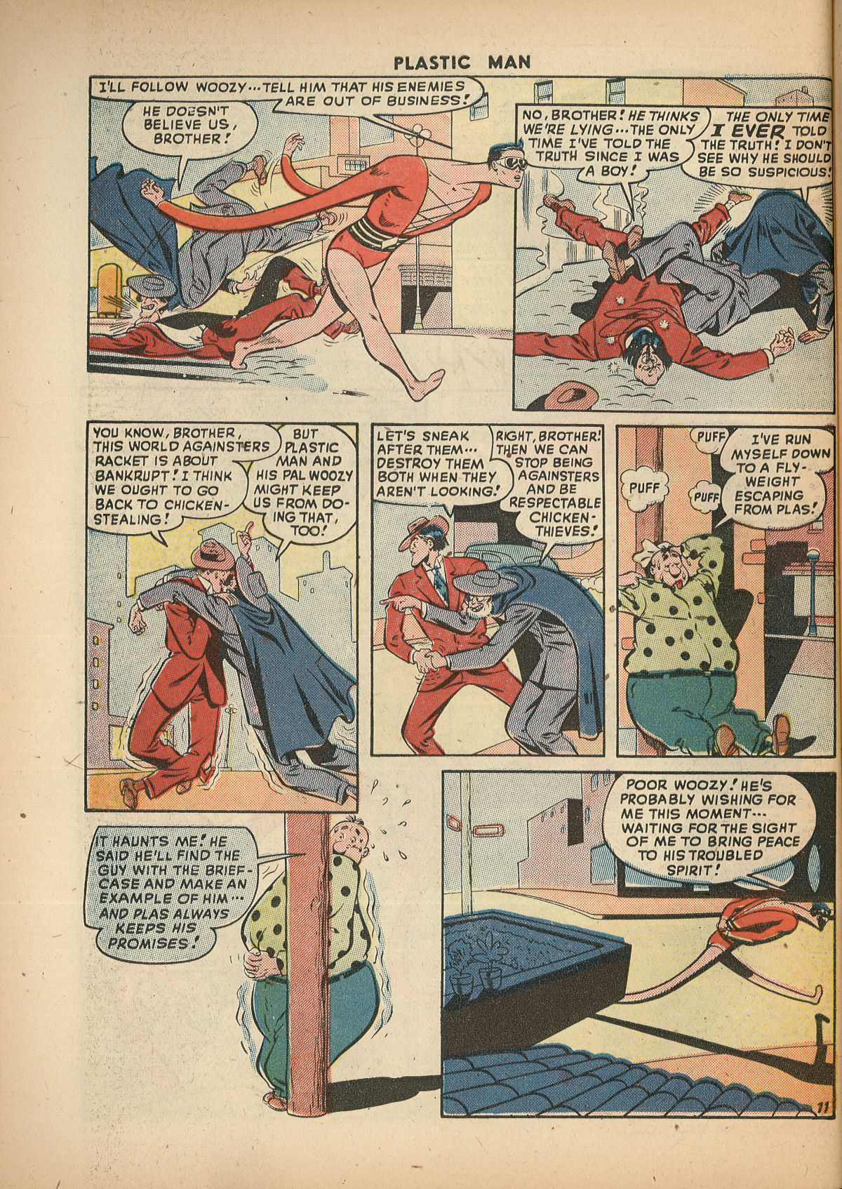 Read online Plastic Man (1943) comic -  Issue #15 - 46