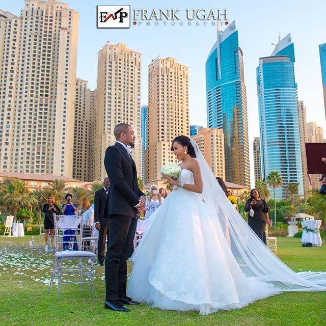 Photos from NTA Newsline legend, Frank Olize's daughter's Dubai wedding