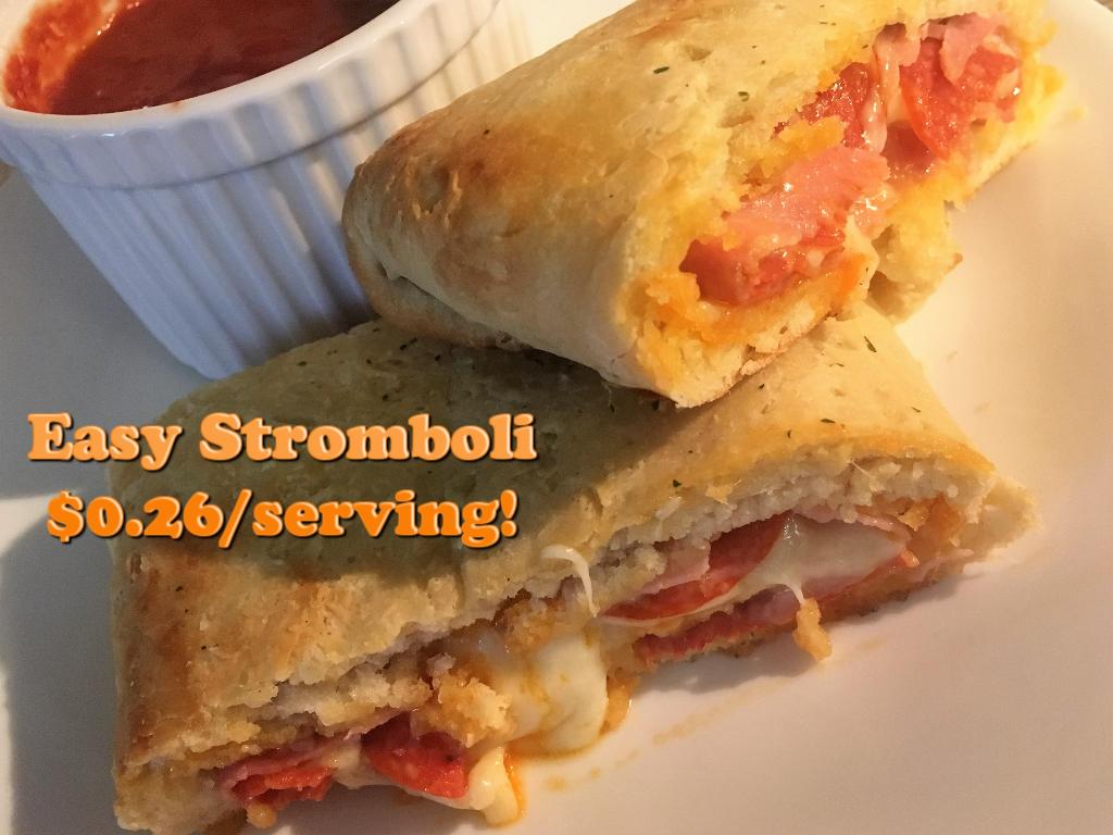 Easy Stromboli0.26/serving!