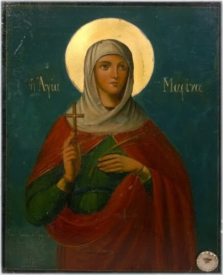 Πρώτη καταγραφή των λειψάνων της Αγίας Μεγαλομάρτυρος Μαρίνας http://leipsanothiki.blogspot.be/