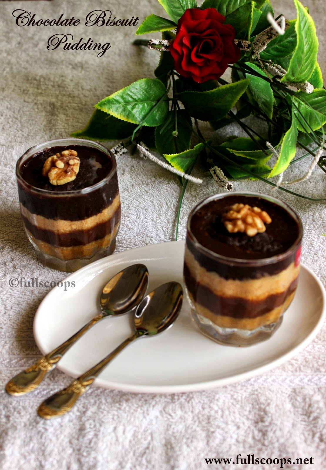 Chocolate Biscuit Pudding Easy No Bake Recipes Full Scoops A food
