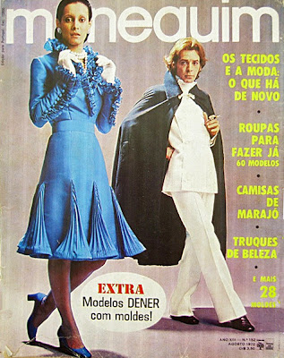Capa revista Manequim 1972. anos 70; moda década de 70, moda feminina anos 70. história anos 70. Oswaldo Hernandez..