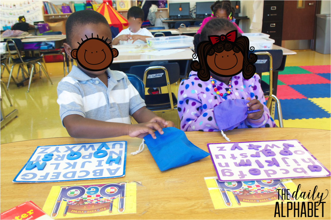 Beginning Centers in Kindergarten The Daily Alphabet