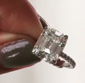Roberta Moradfar engagement ring